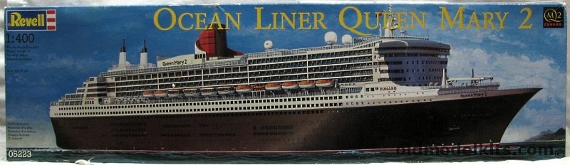 Revell 1/400 RMS Queen Mary 2 - Cunard Ocean Liner, 05223 plastic model kit